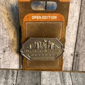 Black Spire Outpost Silver Disney Parks Pin